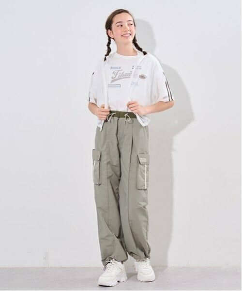 pom ponette junior / ポンポネット ジュニア Tシャツ | メッシュ半袖ロゴパーカTシャツセット | 詳細17