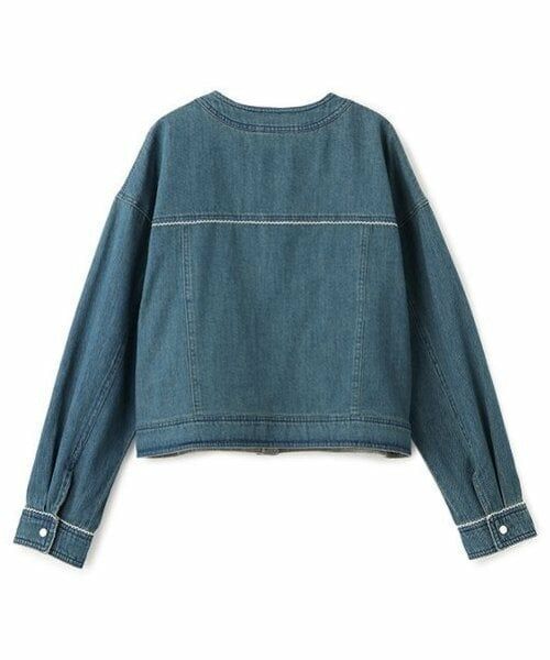pom ponette junior / ポンポネット ジュニア ブルゾン | ノーカラーデニムジャケット | 詳細9