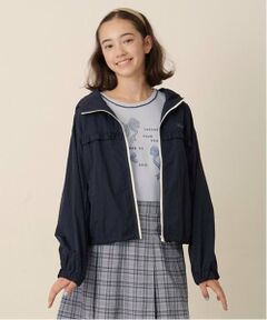 pom ponette junior / ポンポネット ジュニア ブルゾン | 【撥水】【花粉ガード】フリルウィンドブレーカー