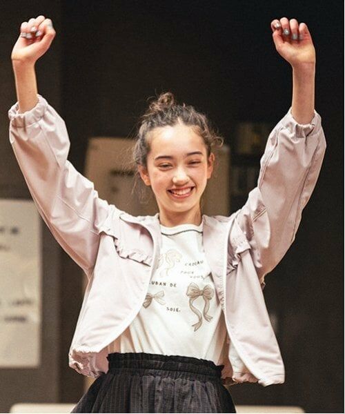 pom ponette junior / ポンポネット ジュニア ブルゾン | 【撥水】【花粉ガード】フリルウィンドブレーカー | 詳細2