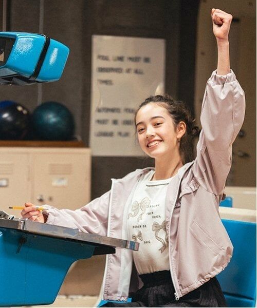 pom ponette junior / ポンポネット ジュニア ブルゾン | 【撥水】【花粉ガード】フリルウィンドブレーカー | 詳細3