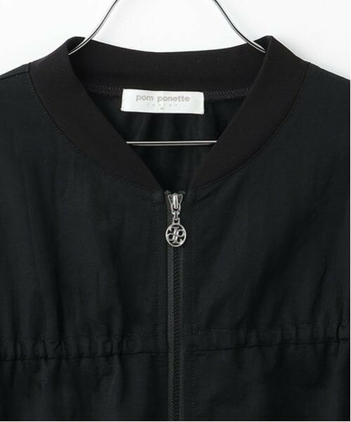 pom ponette junior / ポンポネット ジュニア ブルゾン | シアーZIPカットブルゾン | 詳細5