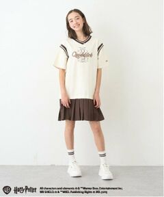 pom ponette junior / ポンポネット ジュニア ミニ丈・ひざ丈ワンピース | 【Harry Potter】プリーツドッキングワンピース