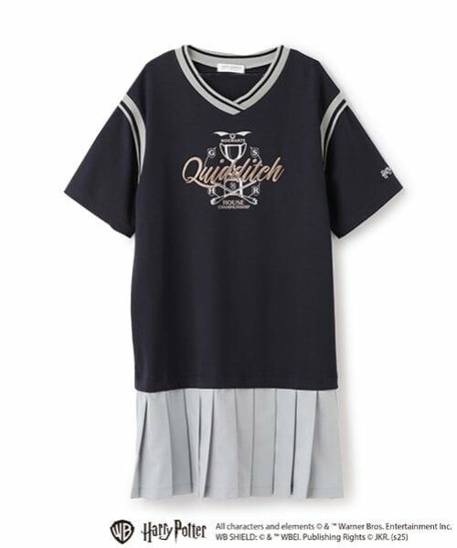 pom ponette junior / ポンポネット ジュニア ミニ丈・ひざ丈ワンピース | 【Harry Potter】プリーツドッキングワンピース | 詳細21