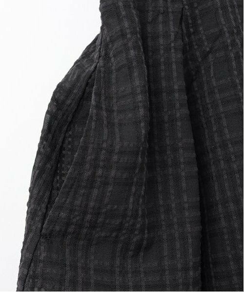 pom ponette junior / ポンポネット ジュニア ミニ丈・ひざ丈ワンピース | シアーチェックドッキングワンピース | 詳細10