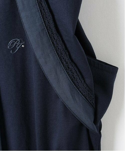 pom ponette junior / ポンポネット ジュニア ミニ丈・ひざ丈ワンピース | シアーチェックドッキングワンピース | 詳細9