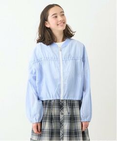pom ponette junior / ポンポネット ジュニア ブルゾン | 【UVカット加工】シアーZIPブルゾン
