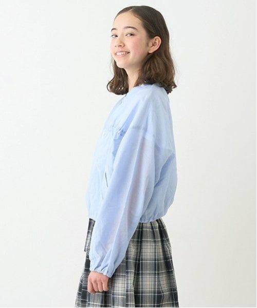 pom ponette junior / ポンポネット ジュニア ブルゾン | 【UVカット加工】シアーZIPブルゾン | 詳細5