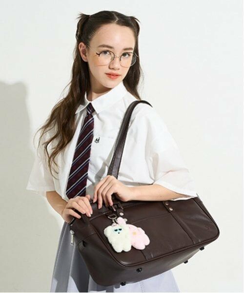 pom ponette junior / ポンポネット ジュニア ショルダーバッグ | 合皮スクールバッグ | 詳細19