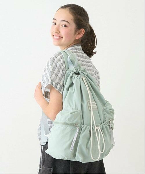 pom ponette junior / ポンポネット ジュニア リュック・バックパック | 【撥水】軽量ナップサック | 詳細13