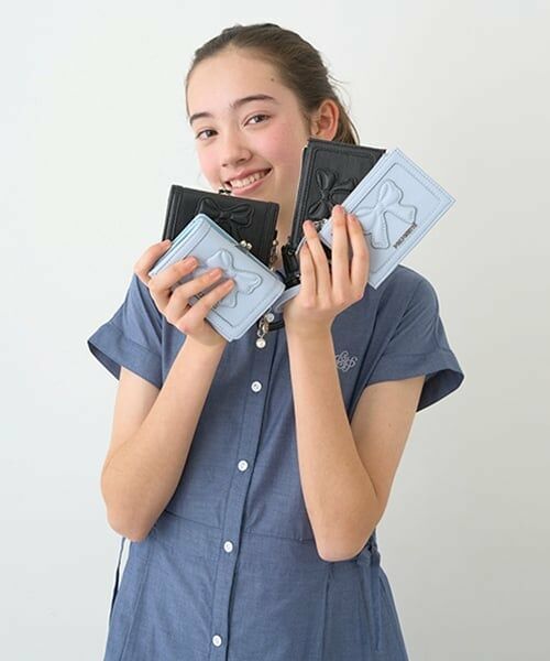 pom ponette junior / ポンポネット ジュニア 財布・コインケース・マネークリップ | リボンモチーフウォレット | 詳細9