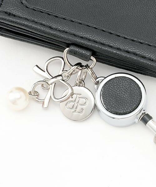 pom ponette junior / ポンポネット ジュニア カードケース・名刺入れ・定期入れ | リボンモチーフマルチパスケース | 詳細4