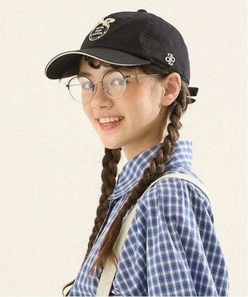 pom ponette junior / ポンポネット ジュニア キャップ | リボン刺しゅうCAP | 詳細17