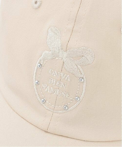 pom ponette junior / ポンポネット ジュニア キャップ | リボン刺しゅうCAP | 詳細25