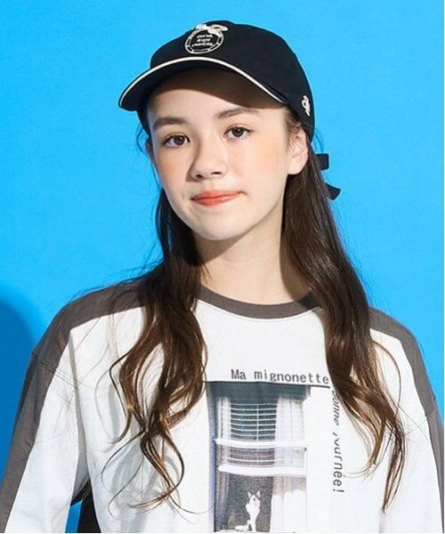 pom ponette junior / ポンポネット ジュニア キャップ | リボン刺しゅうCAP | 詳細5