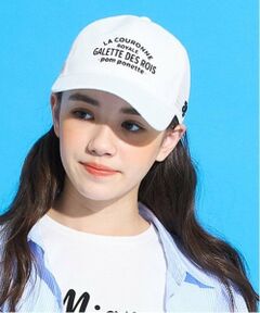 pom ponette junior / ポンポネット ジュニア キャップ | ロゴ刺しゅうメッシュCAP