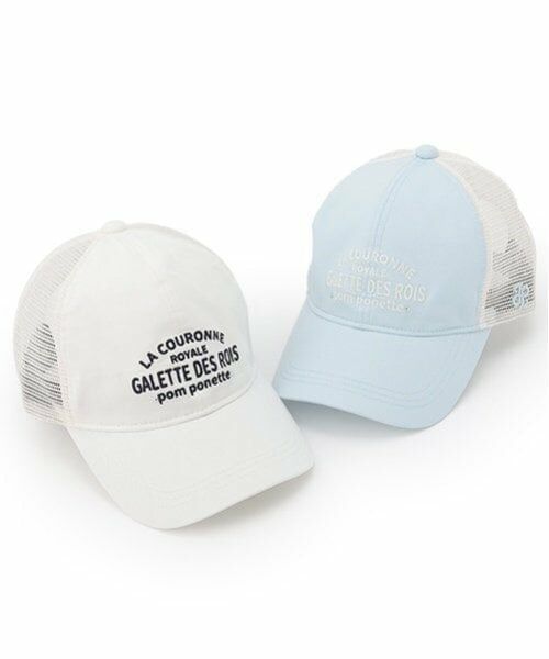 pom ponette junior / ポンポネット ジュニア キャップ | ロゴ刺しゅうメッシュCAP | 詳細12