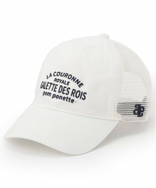 pom ponette junior / ポンポネット ジュニア キャップ | ロゴ刺しゅうメッシュCAP | 詳細13