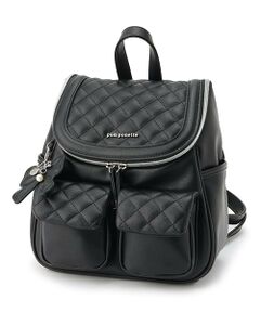 pom ponette junior / ポンポネット ジュニア リュック・バックパック | 【Cuugal掲載】リボンチャーム付きバケツ型リュック