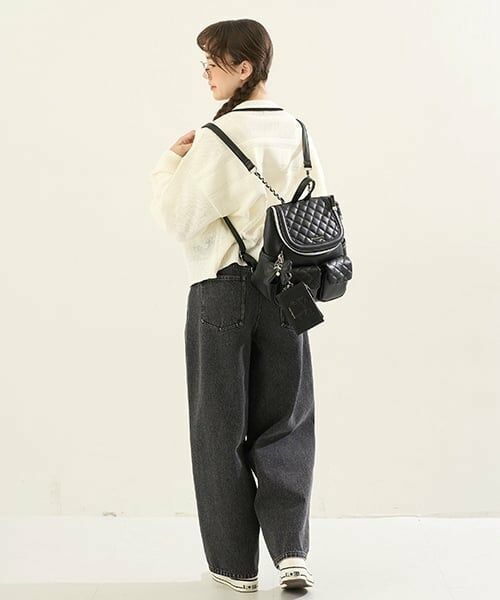 pom ponette junior / ポンポネット ジュニア リュック・バックパック | 【Cuugal掲載】リボンチャーム付きバケツ型リュック | 詳細5