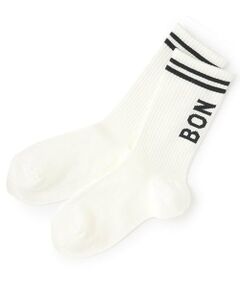 pom ponette junior / ポンポネット ジュニア ソックス | ライン入りリブクルーソックス