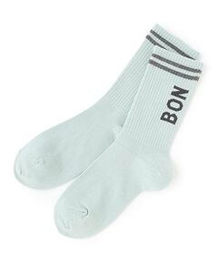 pom ponette junior / ポンポネット ジュニア ソックス | ライン入りリブクルーソックス