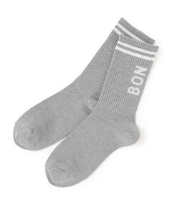 pom ponette junior / ポンポネット ジュニア ソックス | ライン入りリブクルーソックス