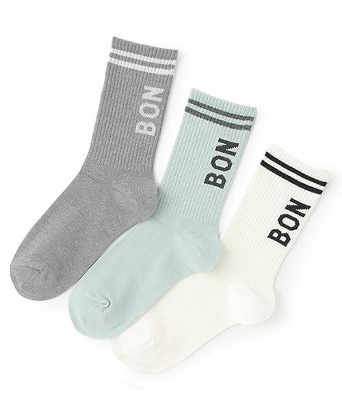 pom ponette junior / ポンポネット ジュニア ソックス | ライン入りリブクルーソックス | 詳細4