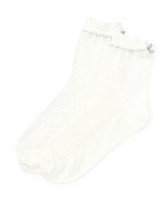pom ponette junior / ポンポネット ジュニア ソックス | 後ろリボンクルーソックス