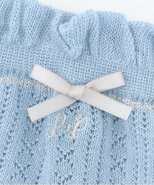 pom ponette junior / ポンポネット ジュニア ソックス | 後ろリボンクルーソックス | 詳細3