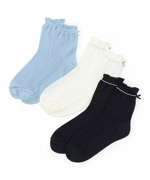 pom ponette junior / ポンポネット ジュニア ソックス | 後ろリボンクルーソックス | 詳細6