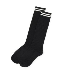 pom ponette junior / ポンポネット ジュニア ソックス | 【ニコ☆プチ掲載】透かし編みライン入りハイソックス