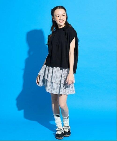 pom ponette junior / ポンポネット ジュニア ソックス | 【ニコ☆プチ掲載】透かし編みライン入りハイソックス | 詳細3