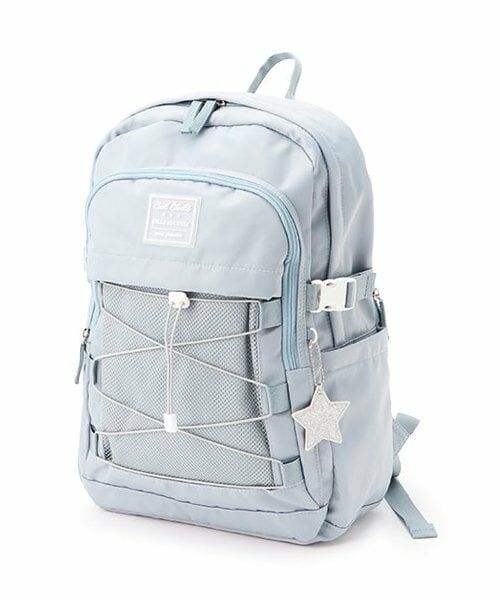 pom ponette junior / ポンポネット ジュニア リュック・バックパック | チャームつきカジュアルリュック（ライト ブルー）