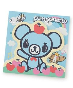 pom ponette junior / ポンポネット ジュニア ステーショナリー | ミントくん ダイカットメモパッド