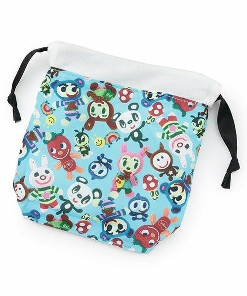 pom ponette junior / ポンポネット ジュニア ポーチ | おほほパンダ ミニ巾着 | 詳細2