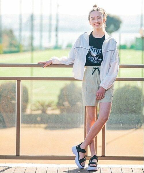 pom ponette junior / ポンポネット ジュニア ショート・ハーフ・半端丈パンツ | 【GOOD PRICE】【水陸両用/速乾/UV】イージータフタショーパン | 詳細24