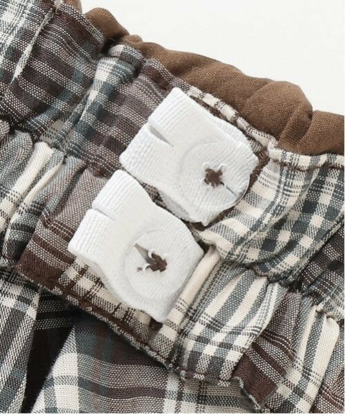 pom ponette junior / ポンポネット ジュニア ショート・ハーフ・半端丈パンツ | シャツ巻きチェックキュロット | 詳細3