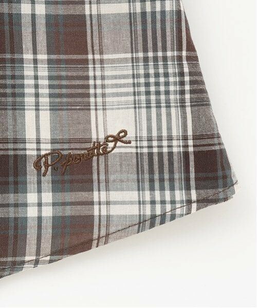 pom ponette junior / ポンポネット ジュニア ショート・ハーフ・半端丈パンツ | シャツ巻きチェックキュロット | 詳細5