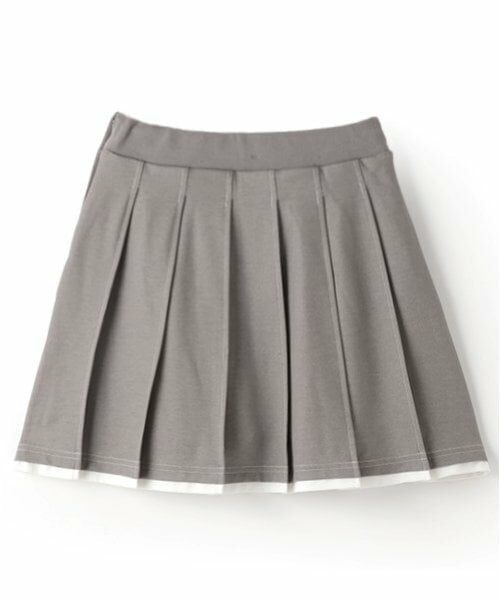 pom ponette junior / ポンポネット ジュニア ショート・ハーフ・半端丈パンツ | 【Cuugal掲載】カットデニムプリーツスカパン | 詳細1