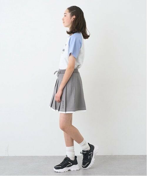 pom ponette junior / ポンポネット ジュニア ショート・ハーフ・半端丈パンツ | 【Cuugal掲載】カットデニムプリーツスカパン | 詳細20