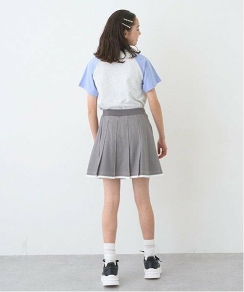 pom ponette junior / ポンポネット ジュニア ショート・ハーフ・半端丈パンツ | 【Cuugal掲載】カットデニムプリーツスカパン | 詳細21