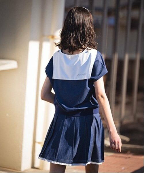 pom ponette junior / ポンポネット ジュニア ショート・ハーフ・半端丈パンツ | 【Cuugal掲載】カットデニムプリーツスカパン | 詳細26