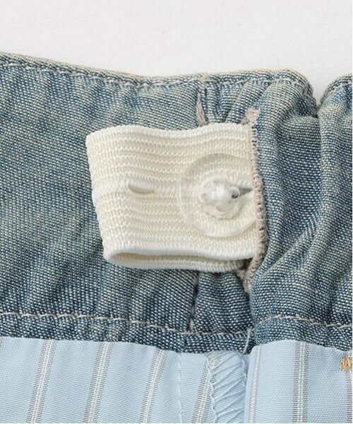 pom ponette junior / ポンポネット ジュニア ミニ・ひざ丈スカート | インナーパンツつきレイヤードデニムスカート | 詳細4