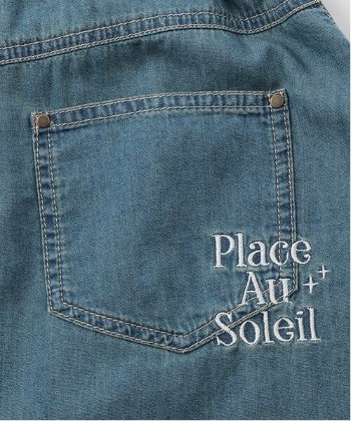 pom ponette junior / ポンポネット ジュニア ミニ・ひざ丈スカート | インナーパンツつきレイヤードデニムスカート | 詳細7