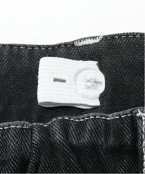 pom ponette junior / ポンポネット ジュニア ショート・ハーフ・半端丈パンツ | 【のびのび】サスペンダー風カットデニムショーパン | 詳細4