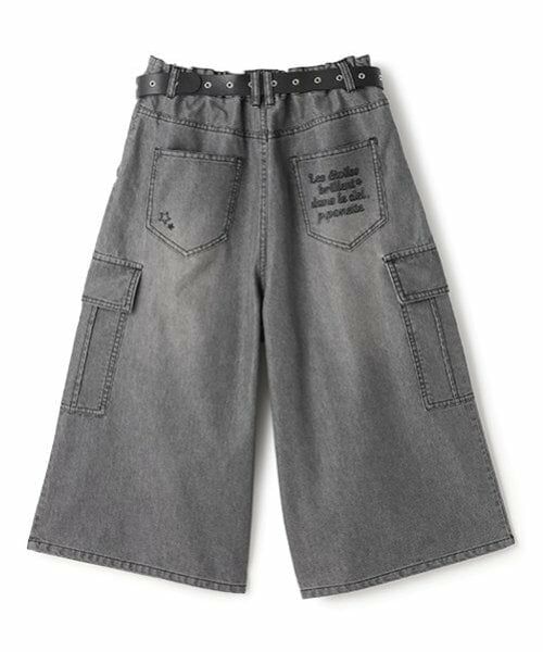 pom ponette junior / ポンポネット ジュニア ショート・ハーフ・半端丈パンツ | 【ニコ☆プチ掲載】デニムハーフパンツ | 詳細1