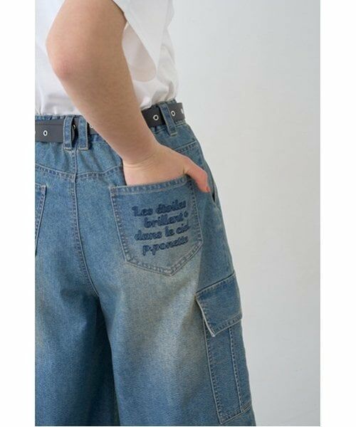 pom ponette junior / ポンポネット ジュニア ショート・ハーフ・半端丈パンツ | 【ニコ☆プチ掲載】デニムハーフパンツ | 詳細12