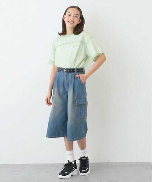 pom ponette junior / ポンポネット ジュニア ショート・ハーフ・半端丈パンツ | 【ニコ☆プチ掲載】デニムハーフパンツ | 詳細15