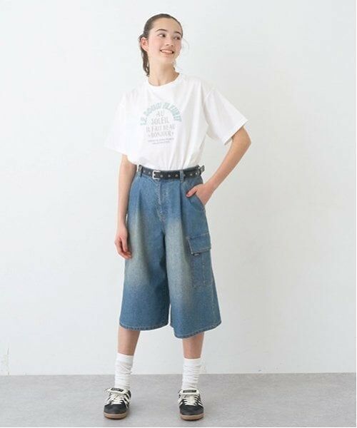 pom ponette junior / ポンポネット ジュニア ショート・ハーフ・半端丈パンツ | 【ニコ☆プチ掲載】デニムハーフパンツ | 詳細18